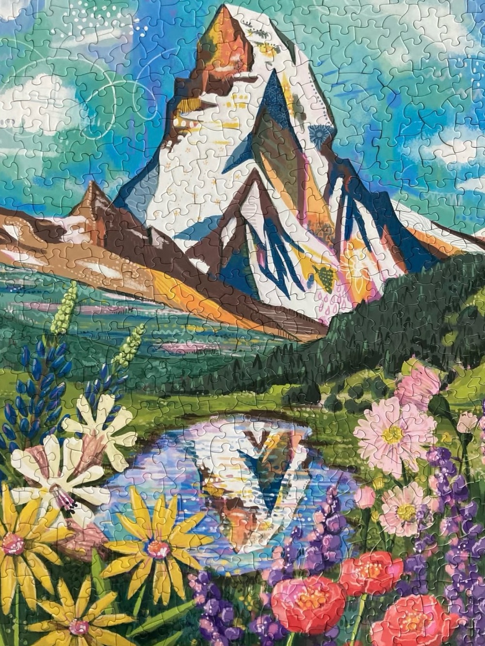 Spaghetti Tree 500-Piece Swiss Summit - Picture 3 of 3